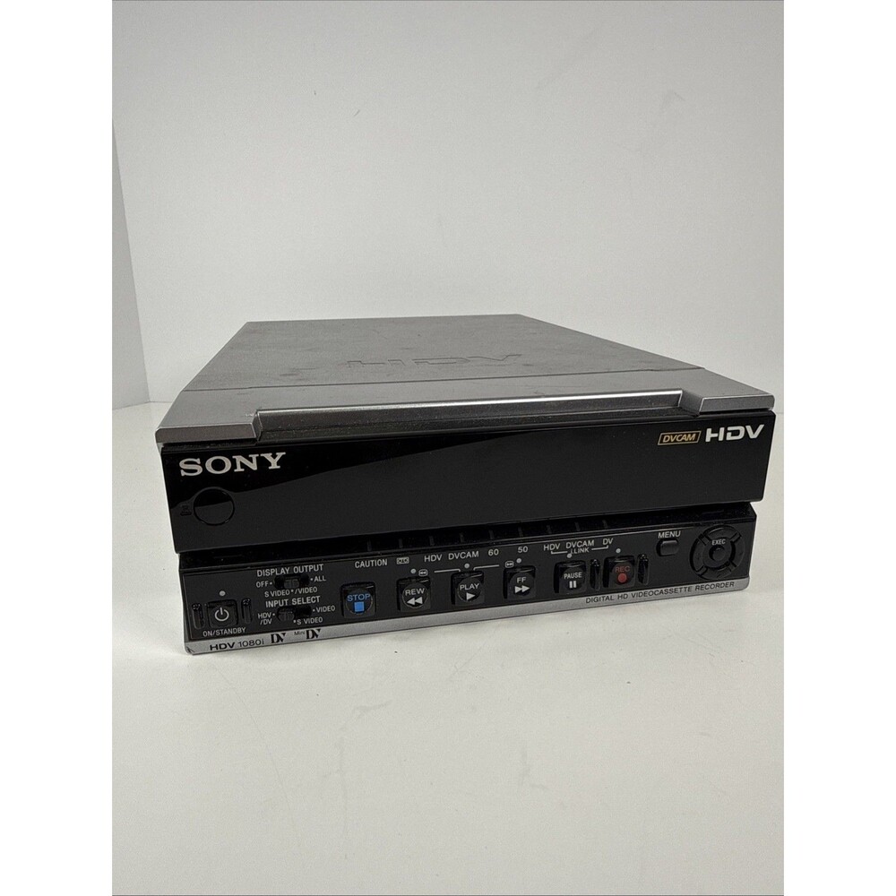 Sony HVR-M15U NTSC PAL 1080i HDV DVCAM DV Digital Video Player Recorder VCR EX